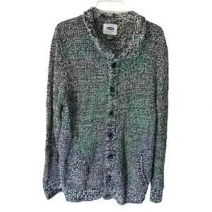 Old Navy Women's Double XL Mixed Cable Sweater Button Front Cardigan XL Reg